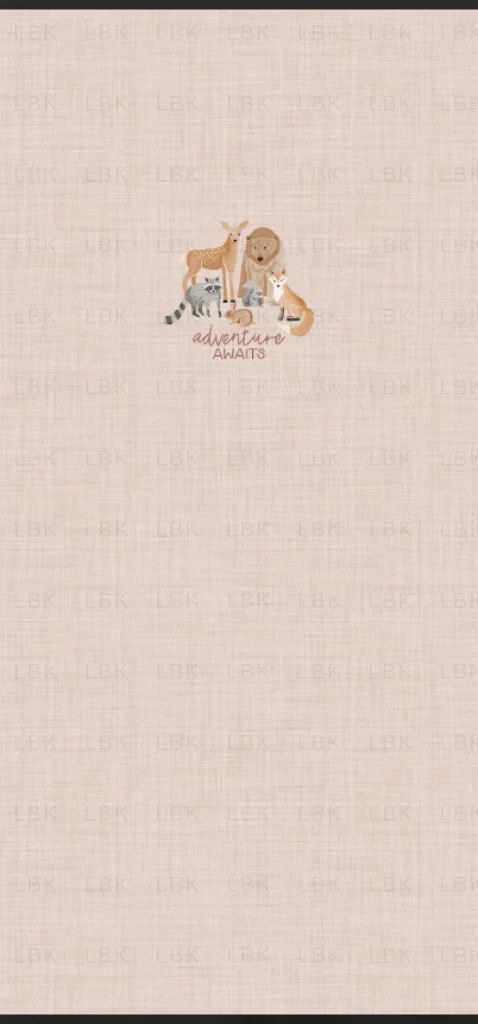 adventure awaits- linen pink