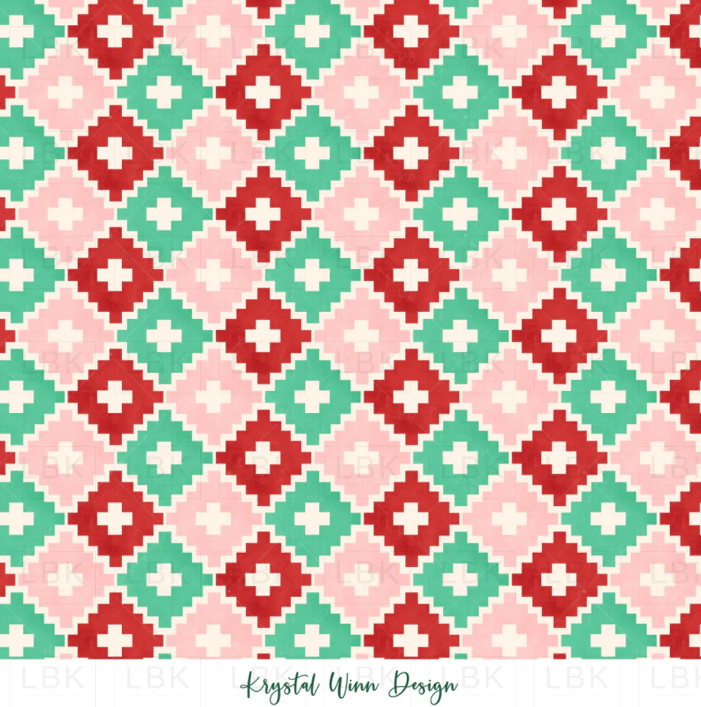 All I Want for Christmas Western Pink