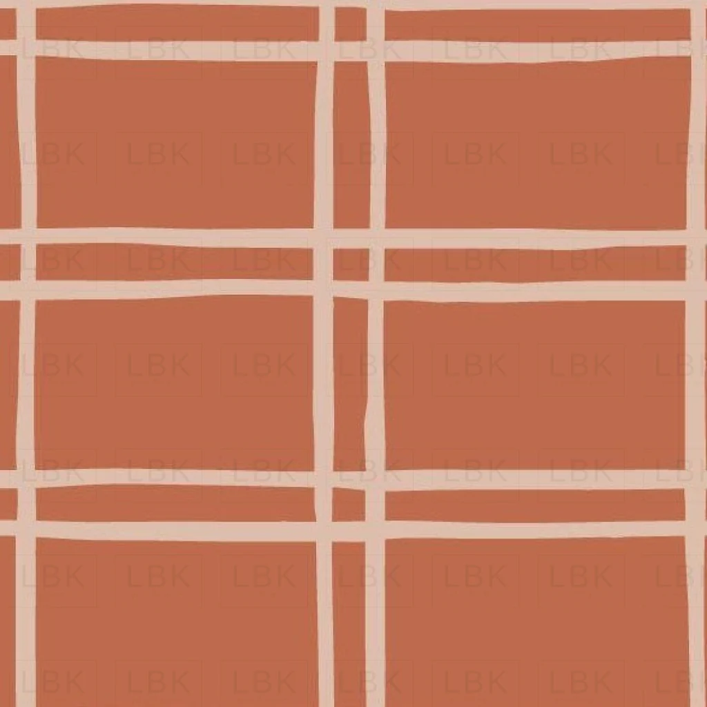 Almost Plaid in Pink Terracotta