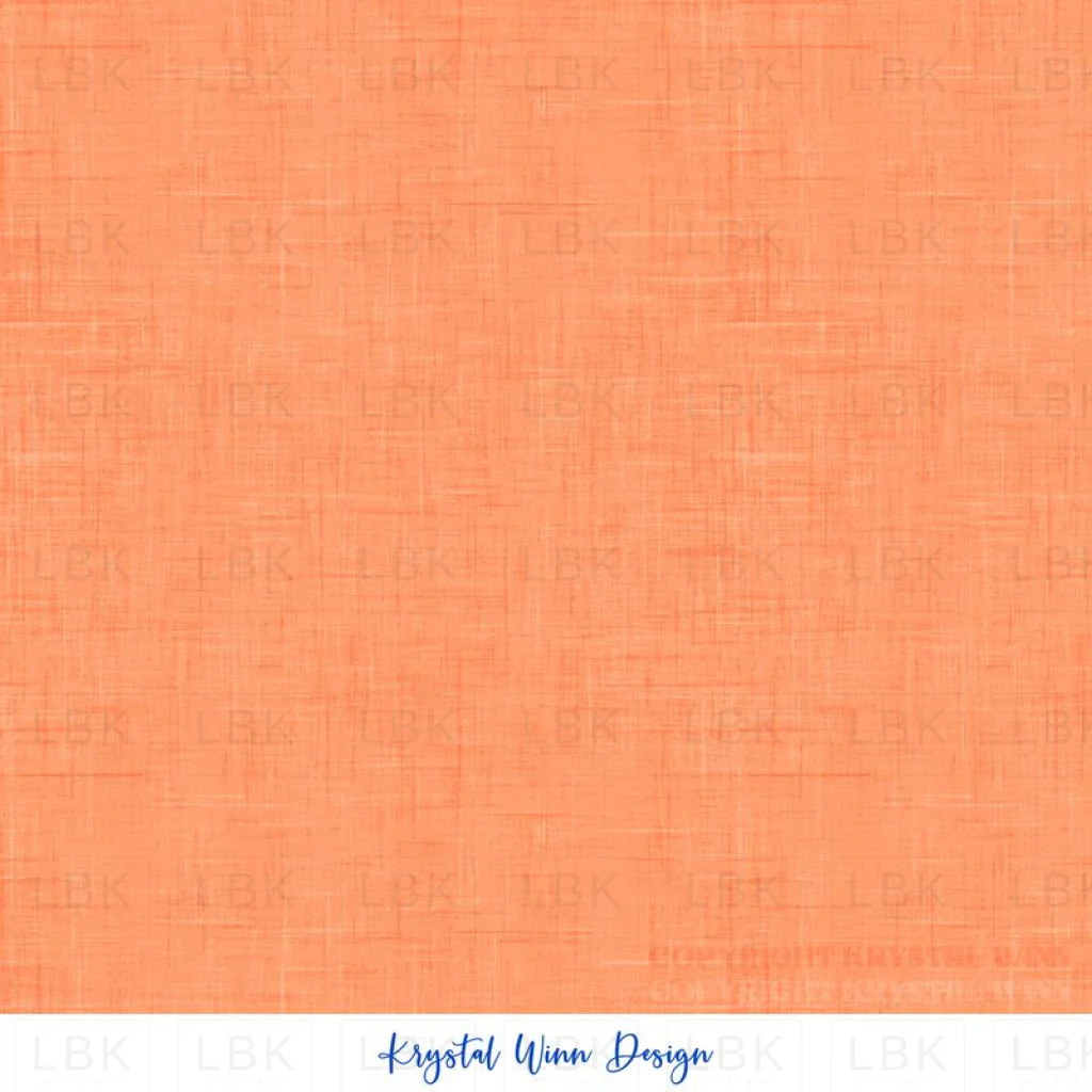 Aloha Faux Woven Solid Orange