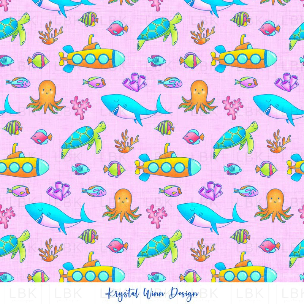 Aloha Ocean Friends Light Purple