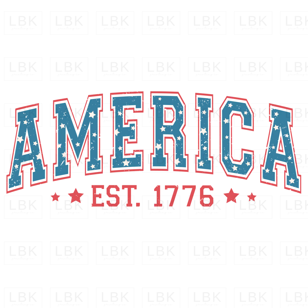 America Est. 1776 - Distressed- DTF