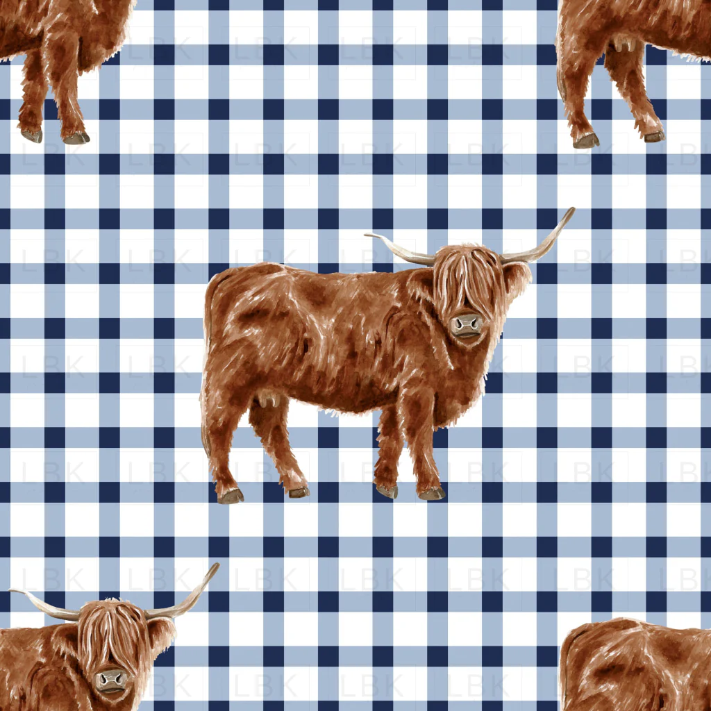 Americana Cow-Gingham