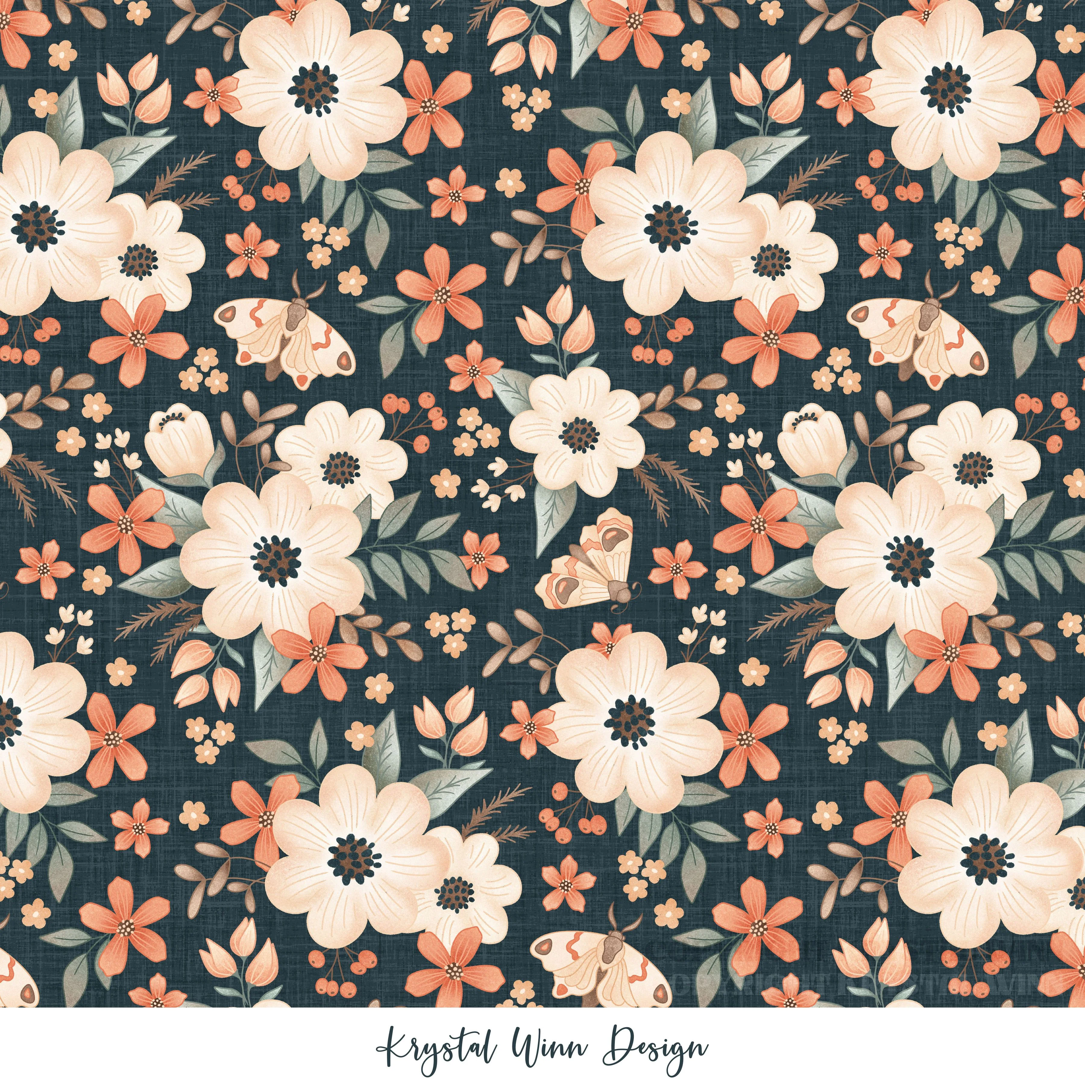 Apothecary Floral Midnight