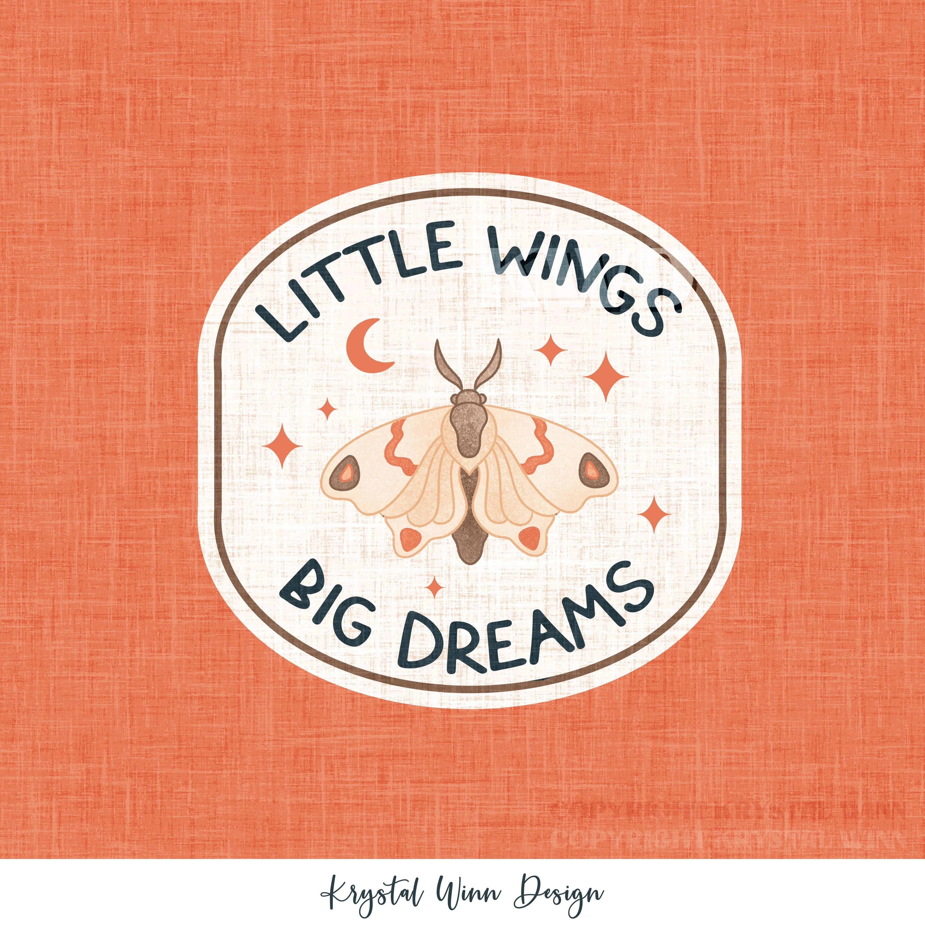 Apothecary Panel- Little Wings Big Dreams (3 panels)