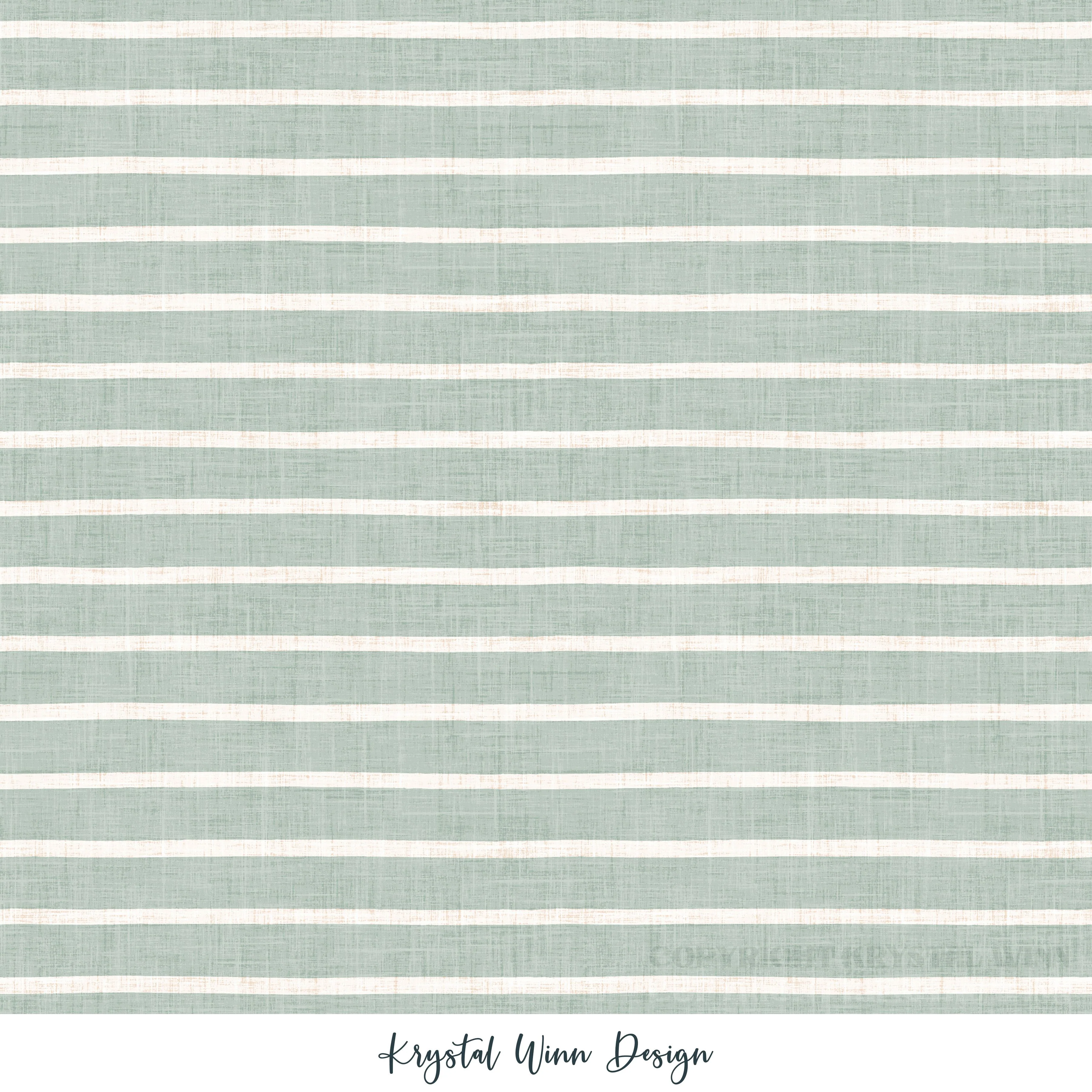 Apothecary Stripe Green
