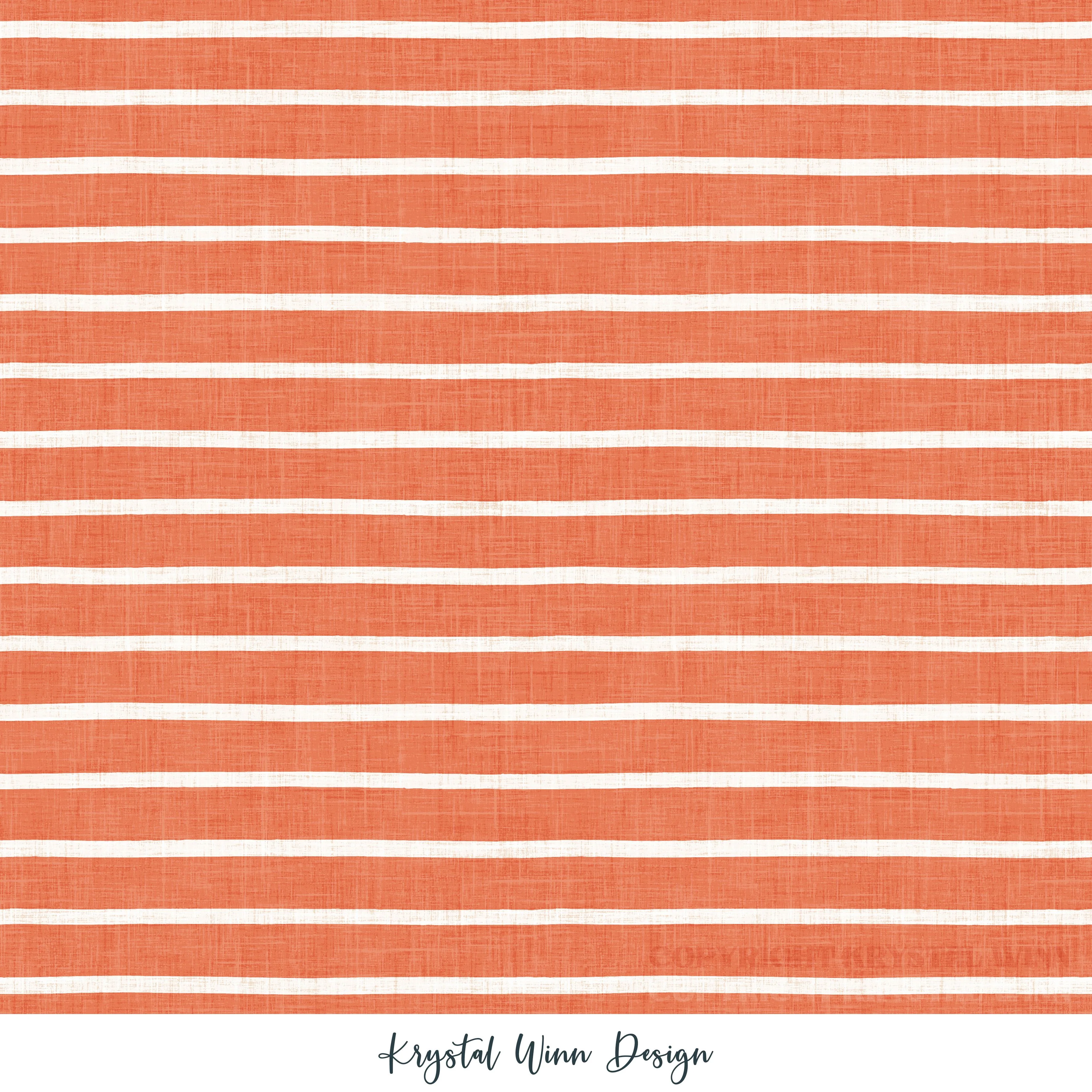 Apothecary Stripe Orange