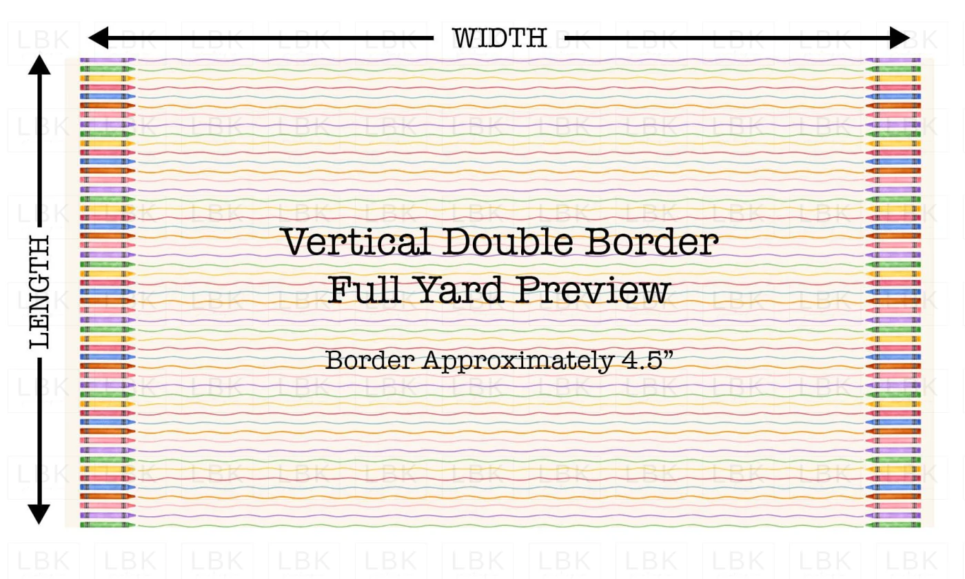 Crayon Stripe Double Border - Image 2