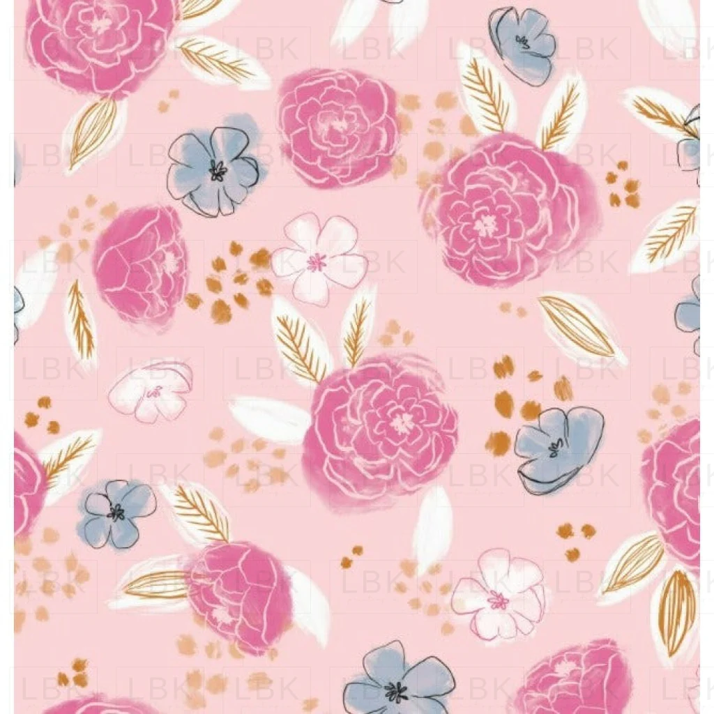 Bae Florals on Light Pink