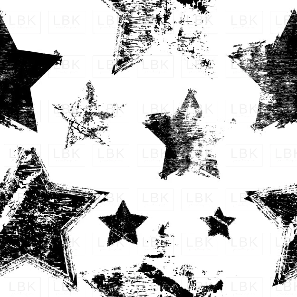 Black and white stars