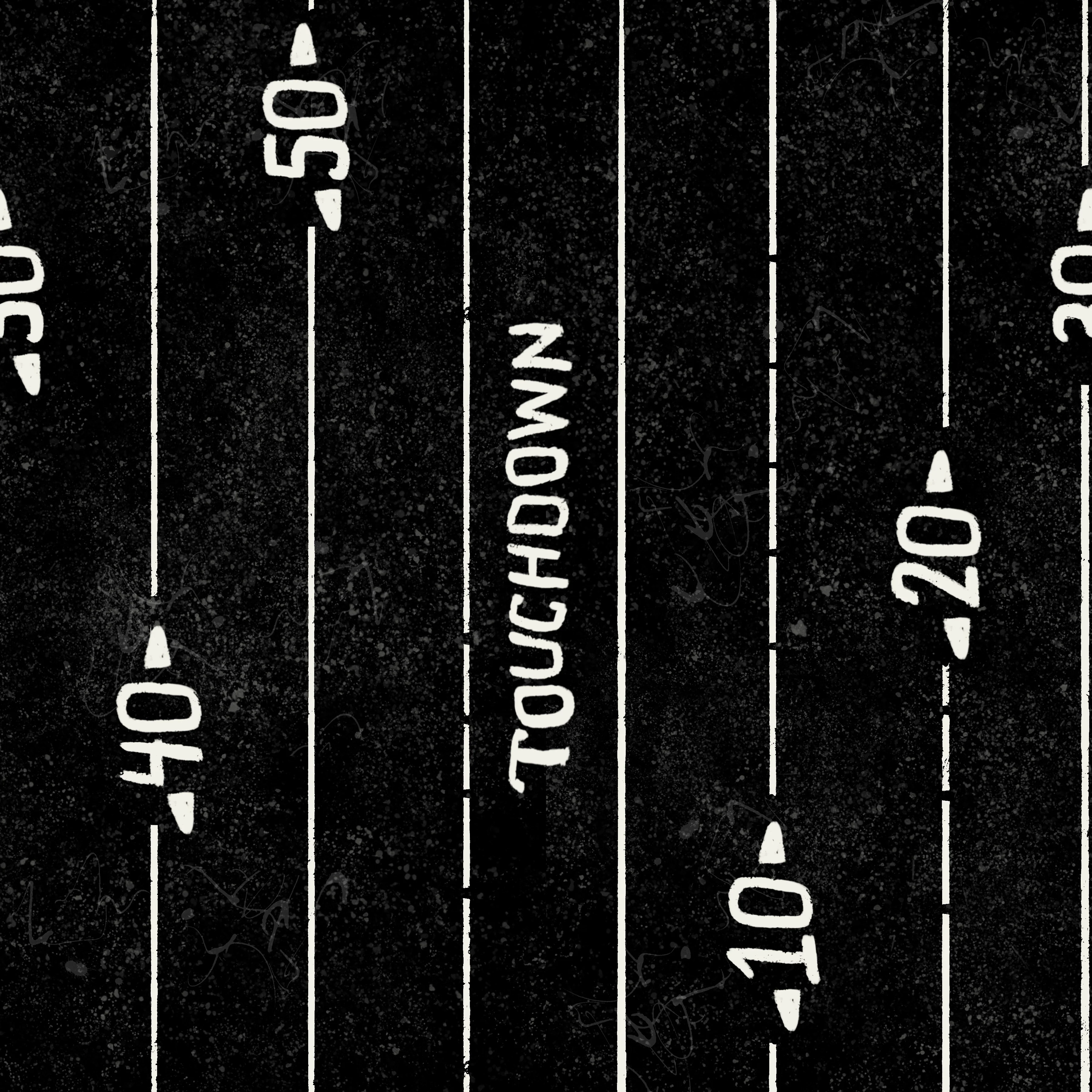 Black touchdown stripe