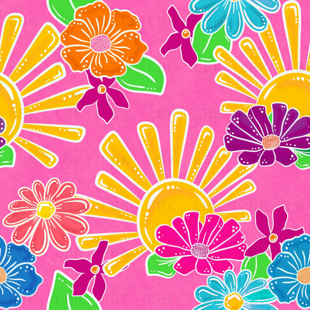 Bloomin rays pink