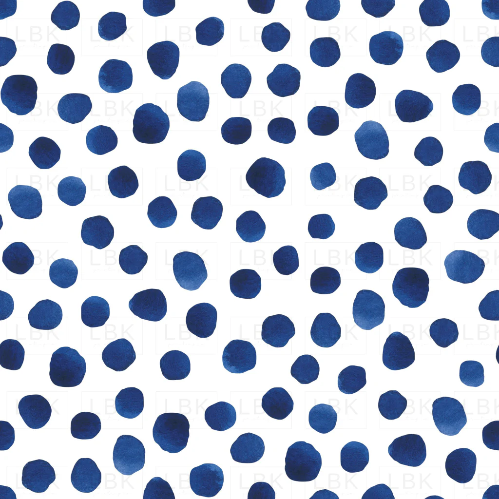 Blue Boho Dots