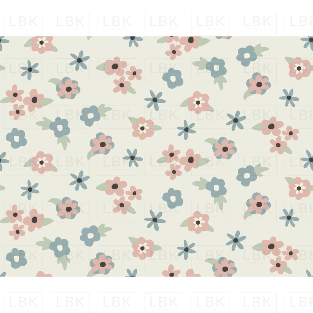 Blue Mini Floral