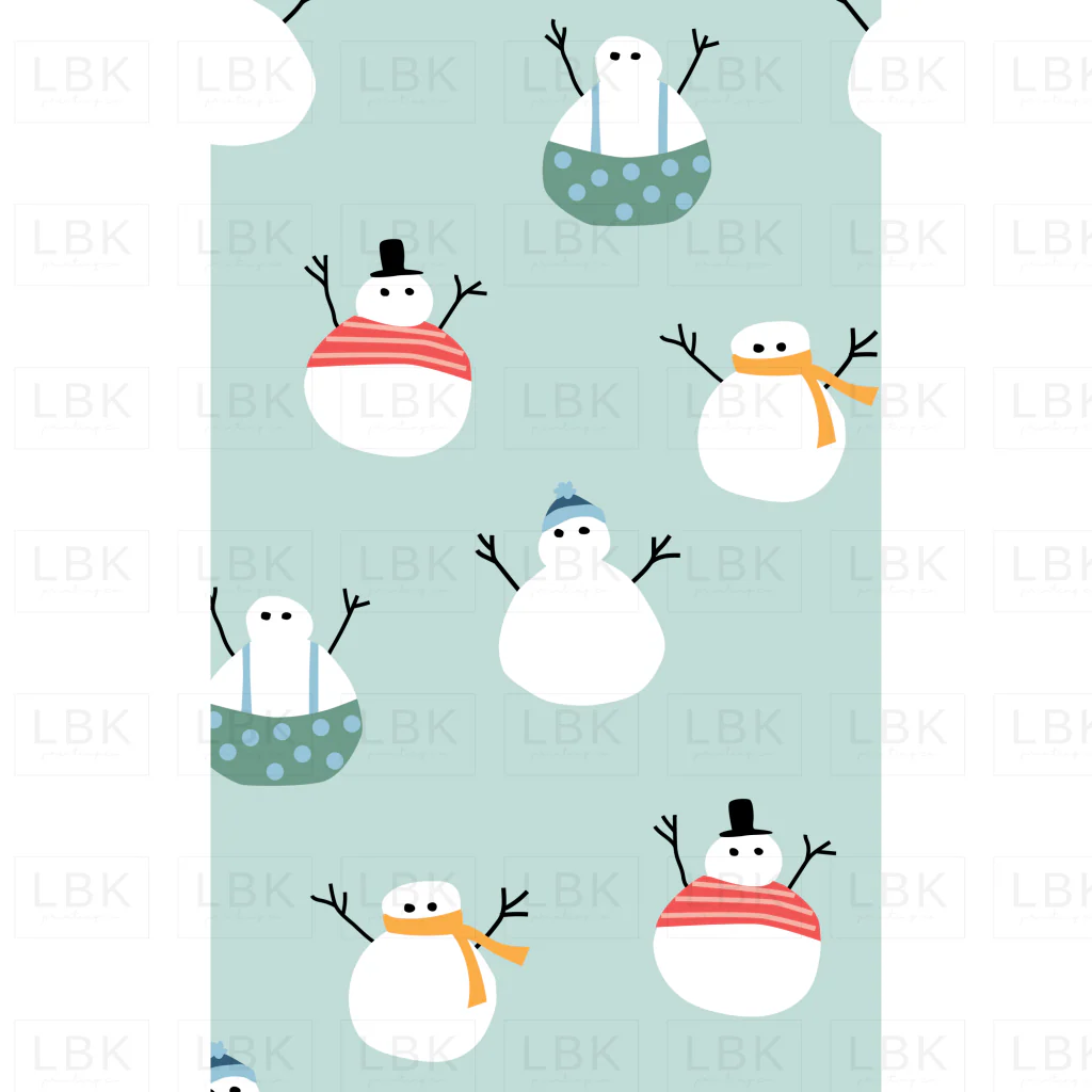 Blue Snowman