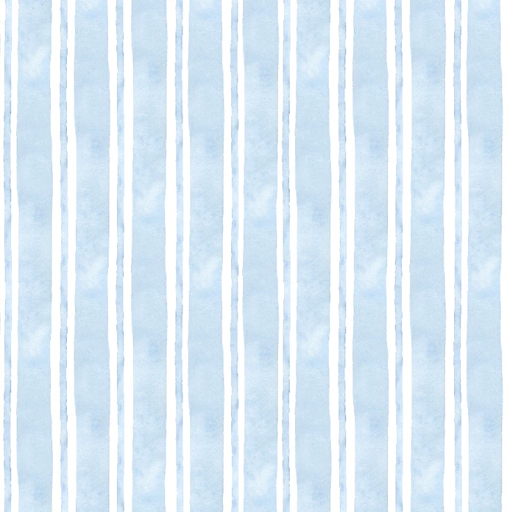 Blue Watercolor Stripes