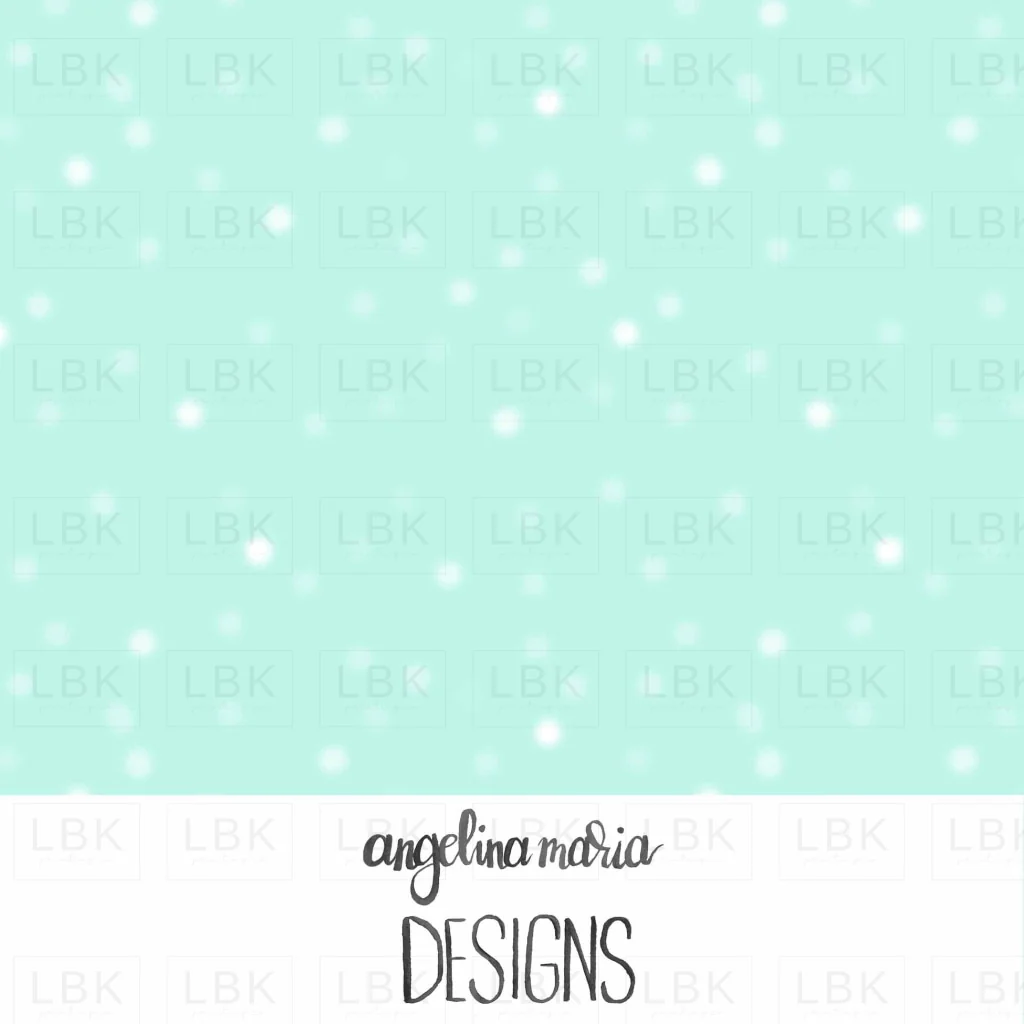 blurry polka dot on aqua