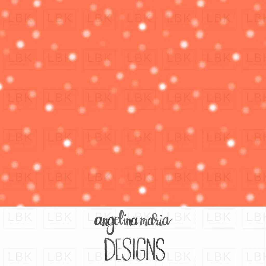 blurry polka dot on orange