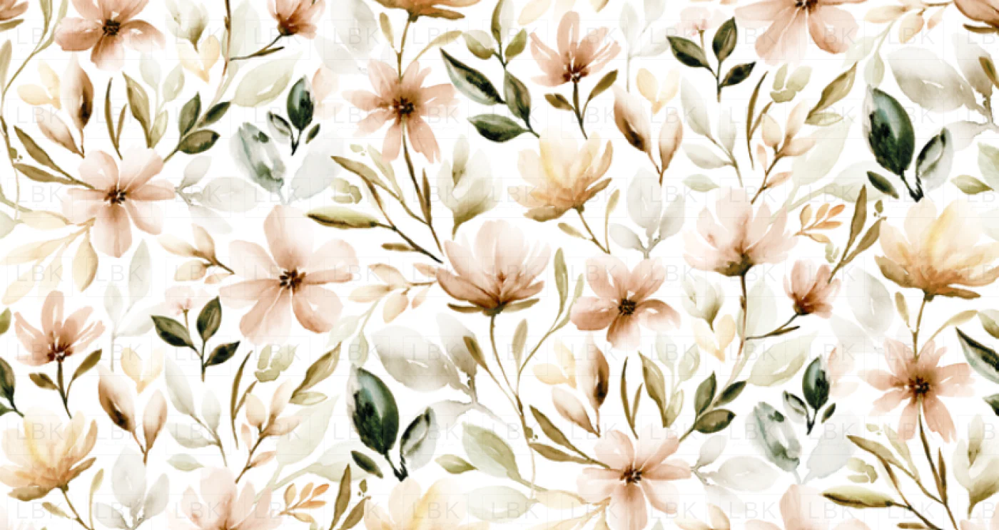 BLUSH BOUQUET JUMBO SEPIA ON WHITE