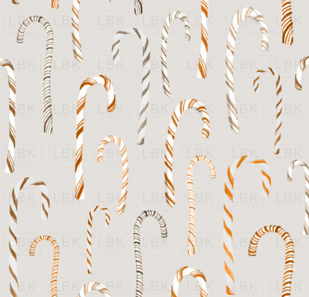 Boho Candy Canes on Swirl