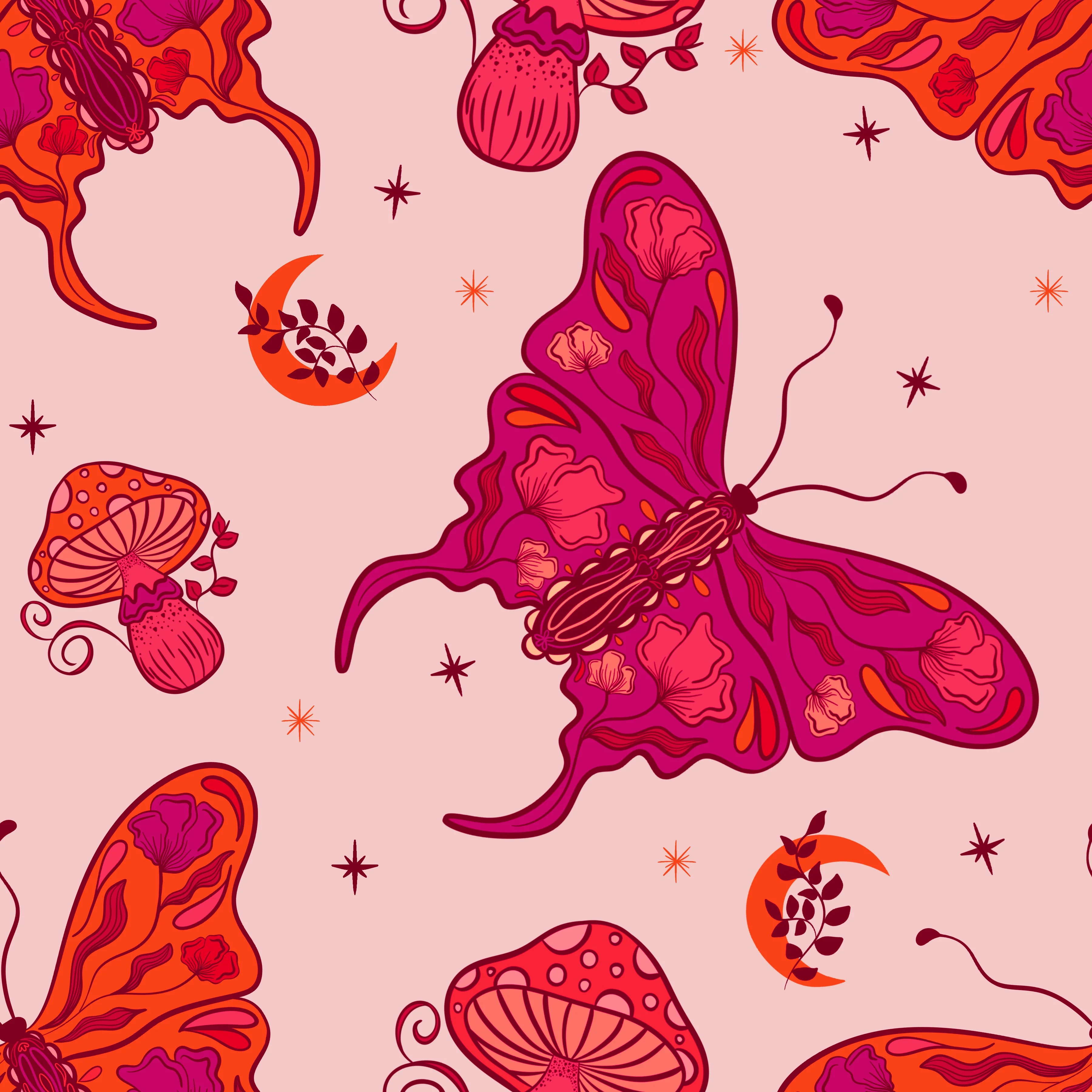 Bohoflymagenta