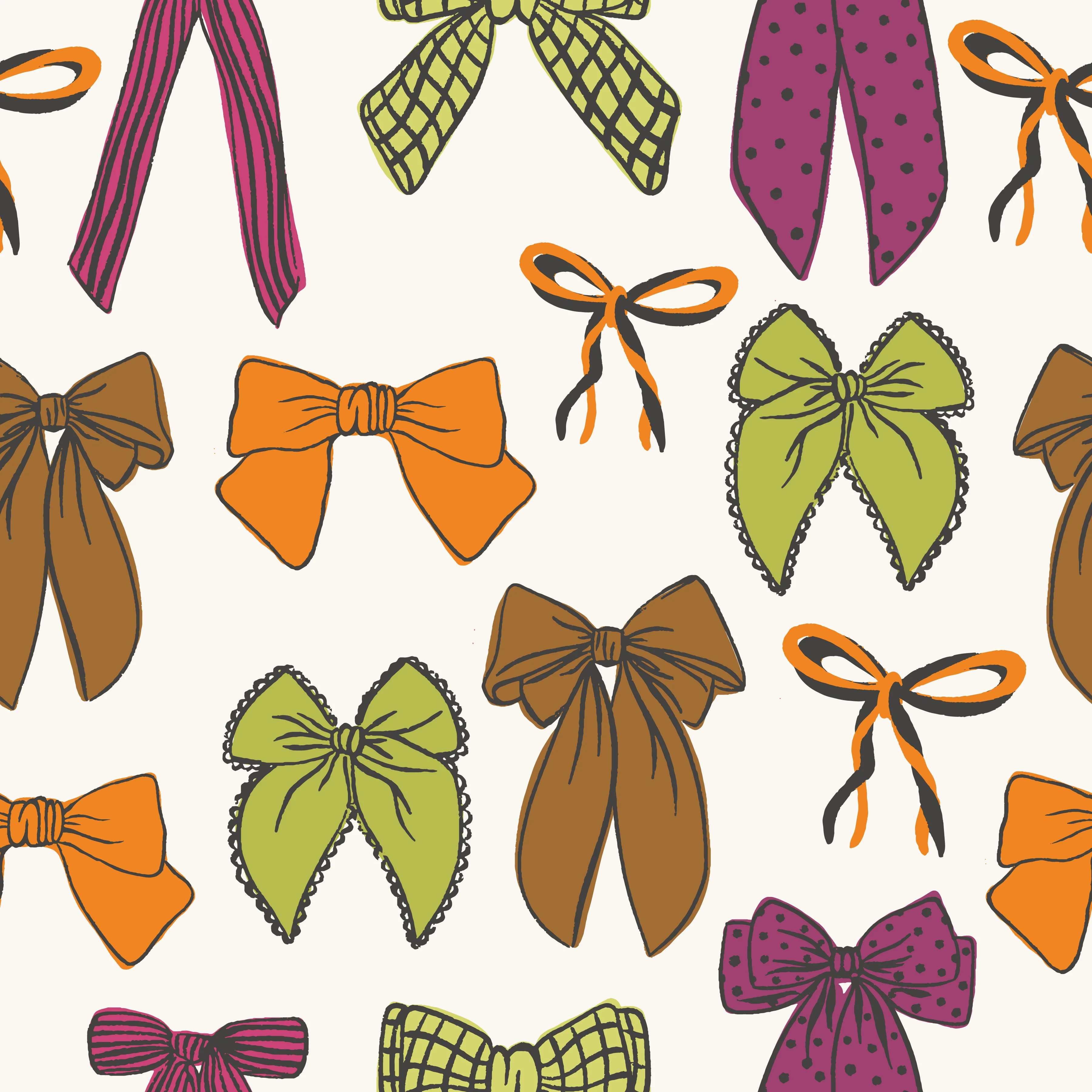 Bows Multi Colors H24 2-01