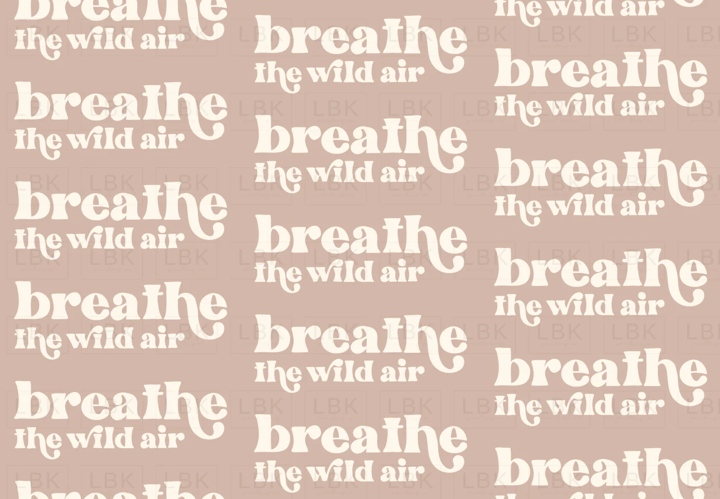 breathe the wild air- mauve