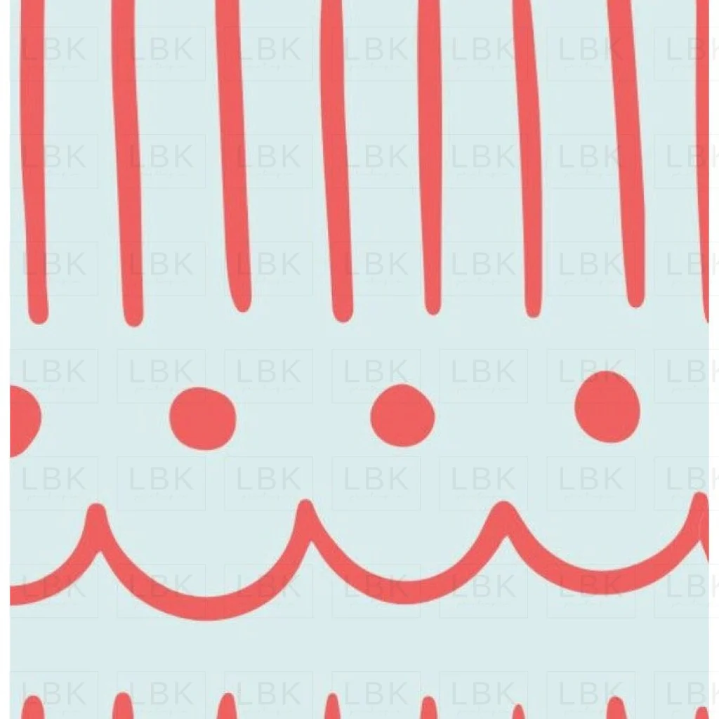 Bright lines red on mint