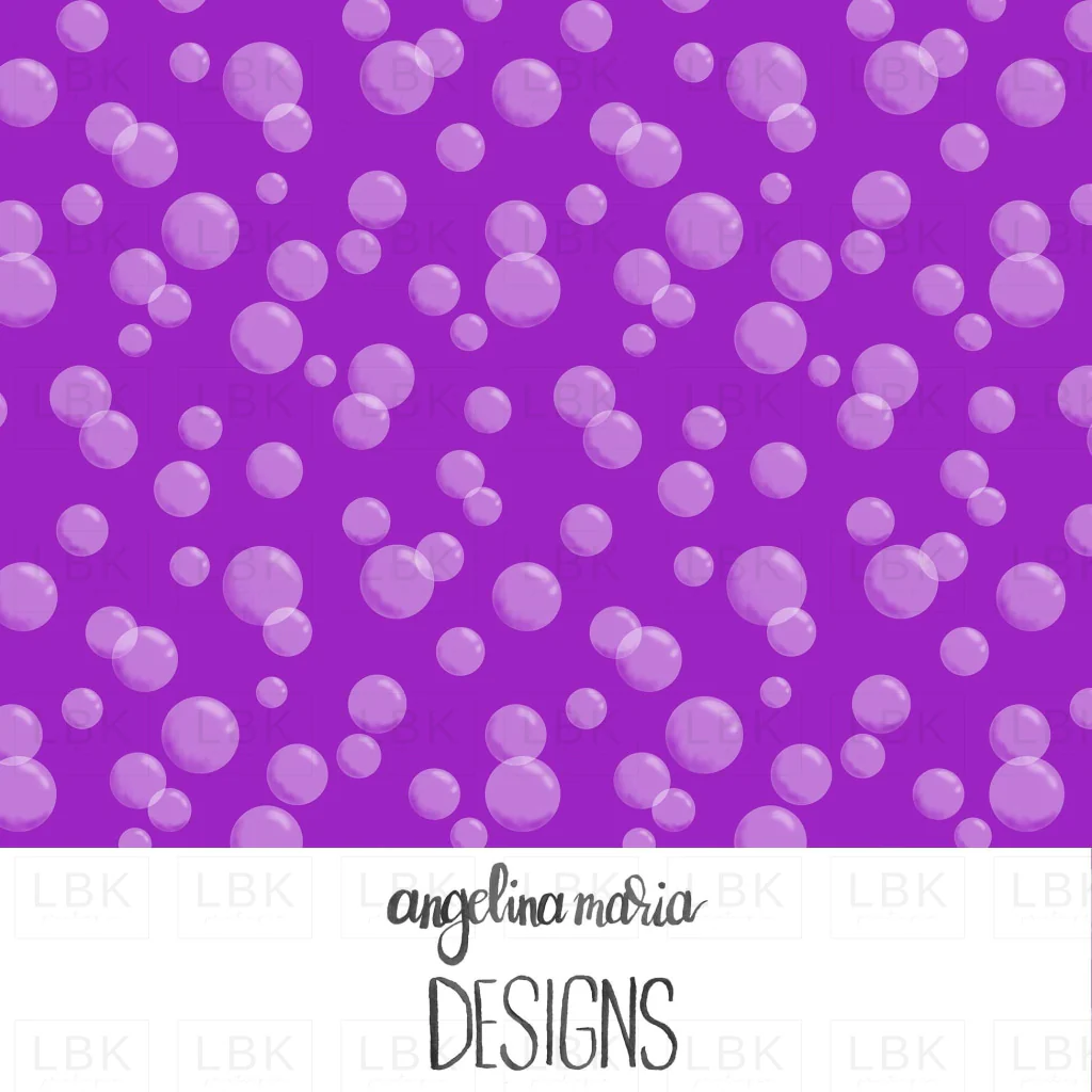 Bubble Polka Dot Purple