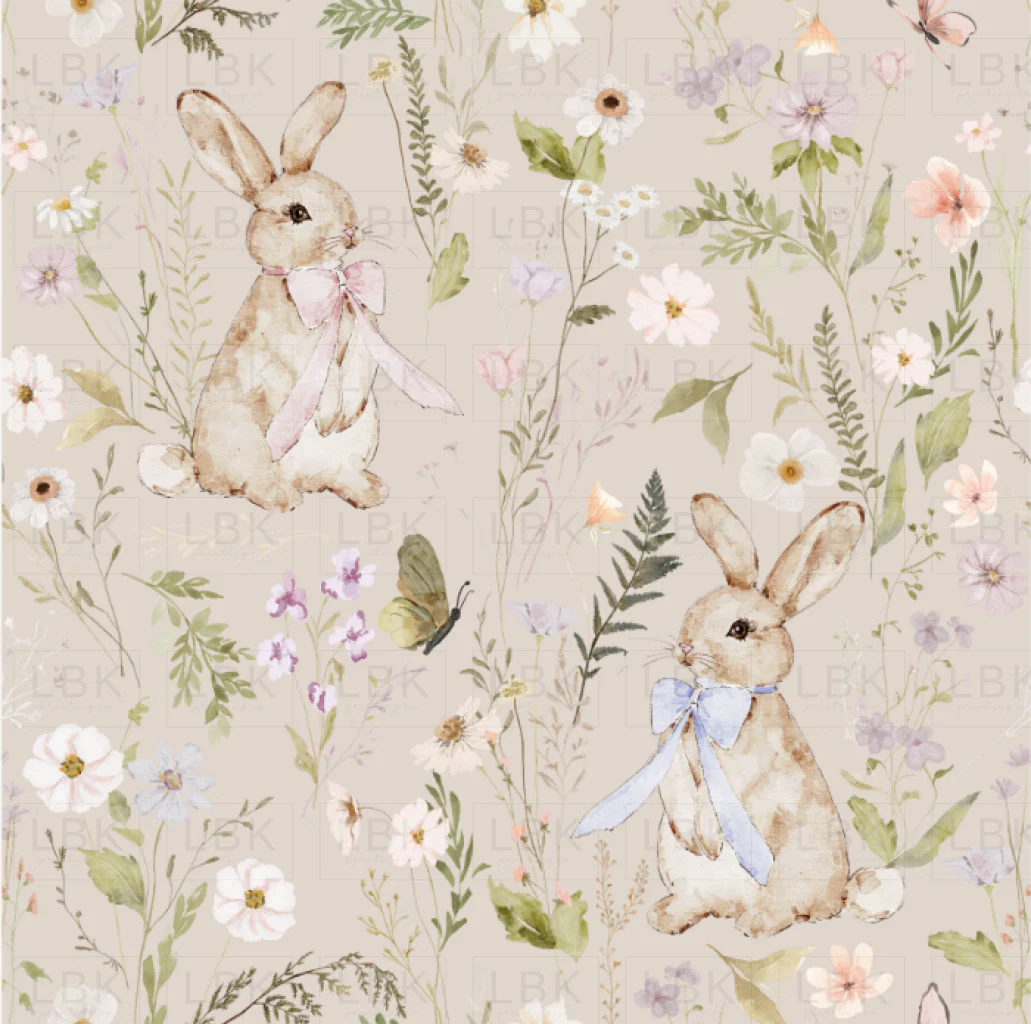 Bunny Bloom on Light Sisal