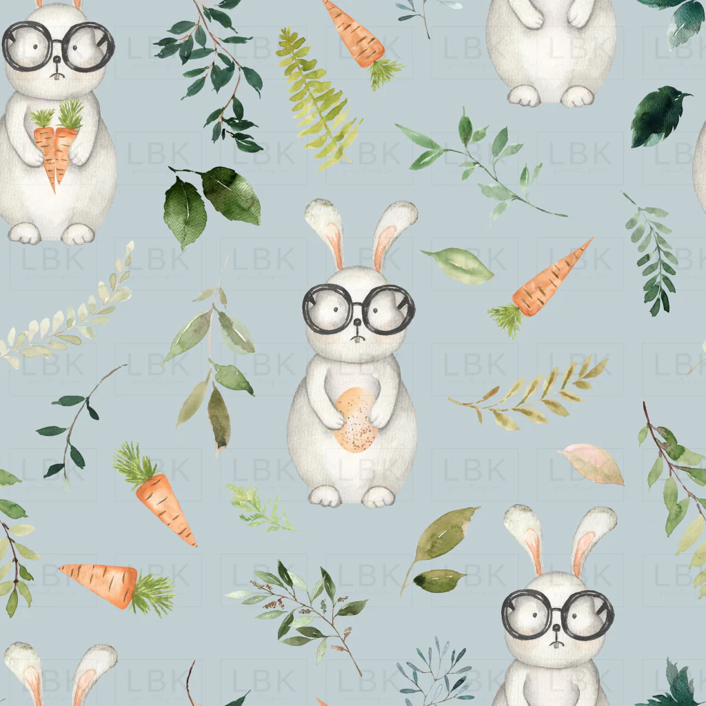 Bunny Hop on Light Blue