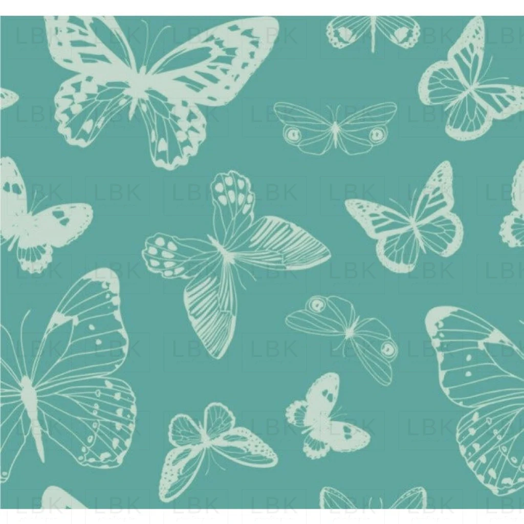 Butterflies in blues