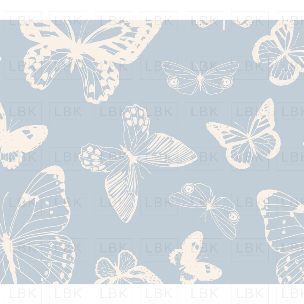 Butterflies in Periwinkle