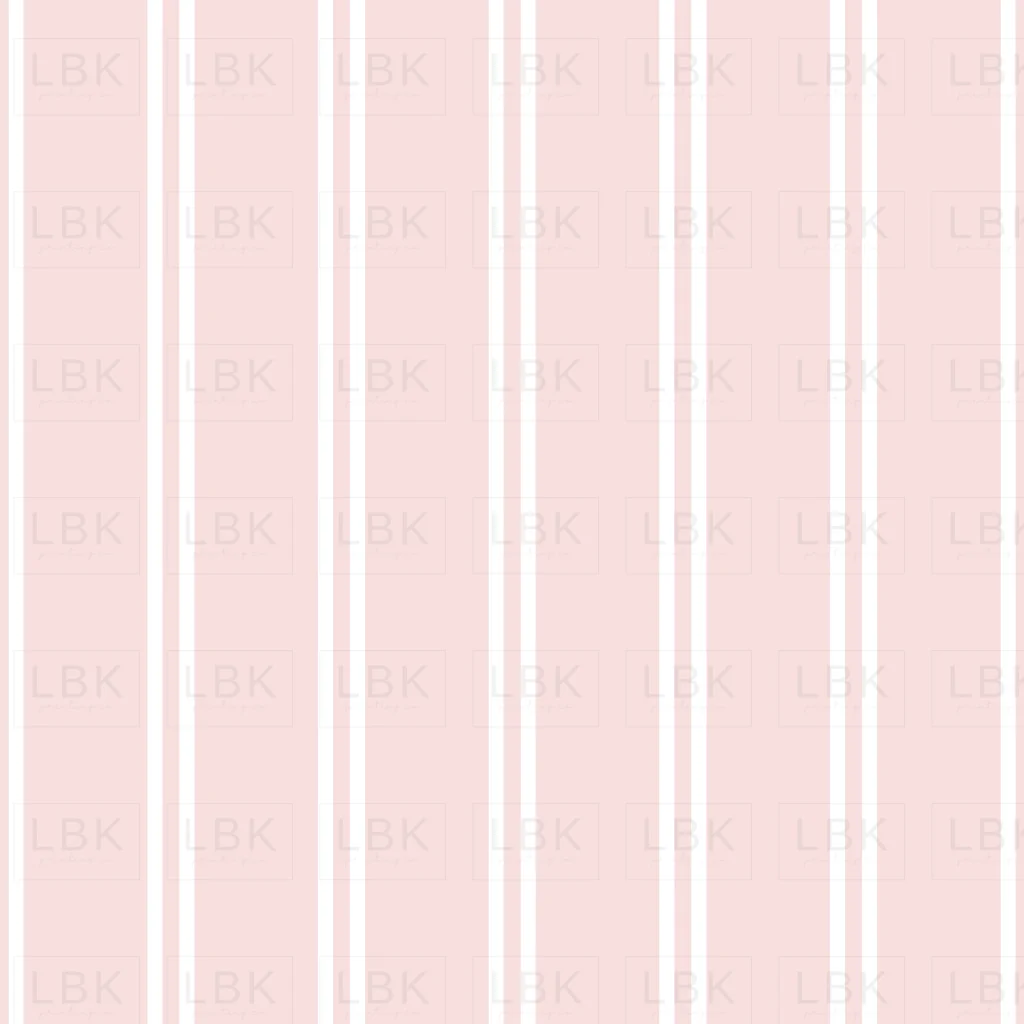 Butterfly Garden Stripe Preppy- light pik