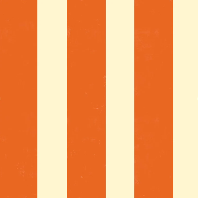 Cabana stripe orange lt yellow
