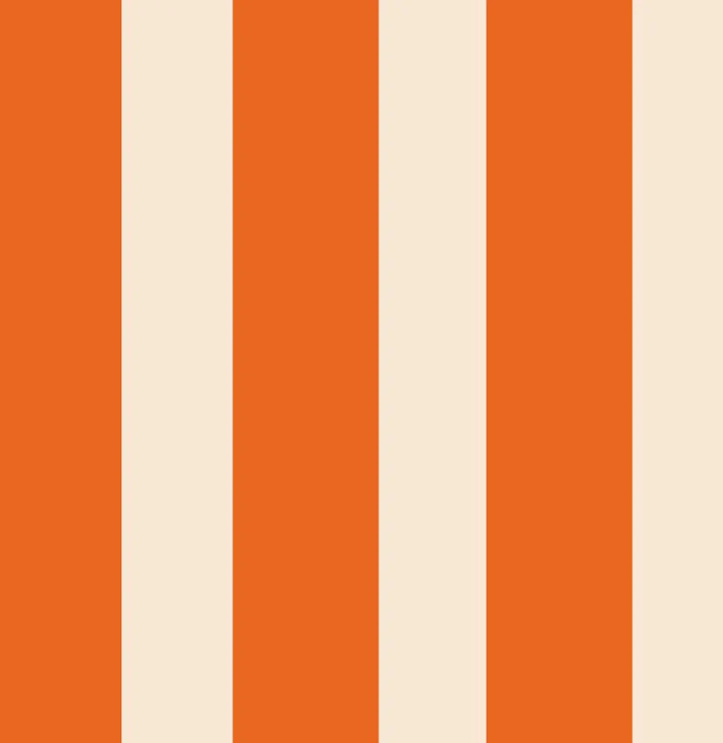 Cabana stripe orange sand tan