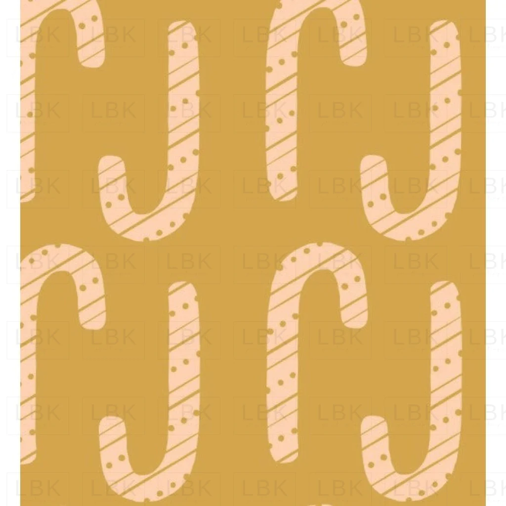 Candy Canes on Gold