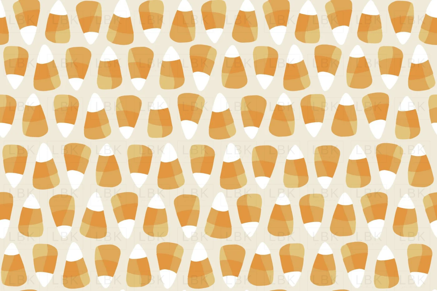 Candy Corn on Off White
