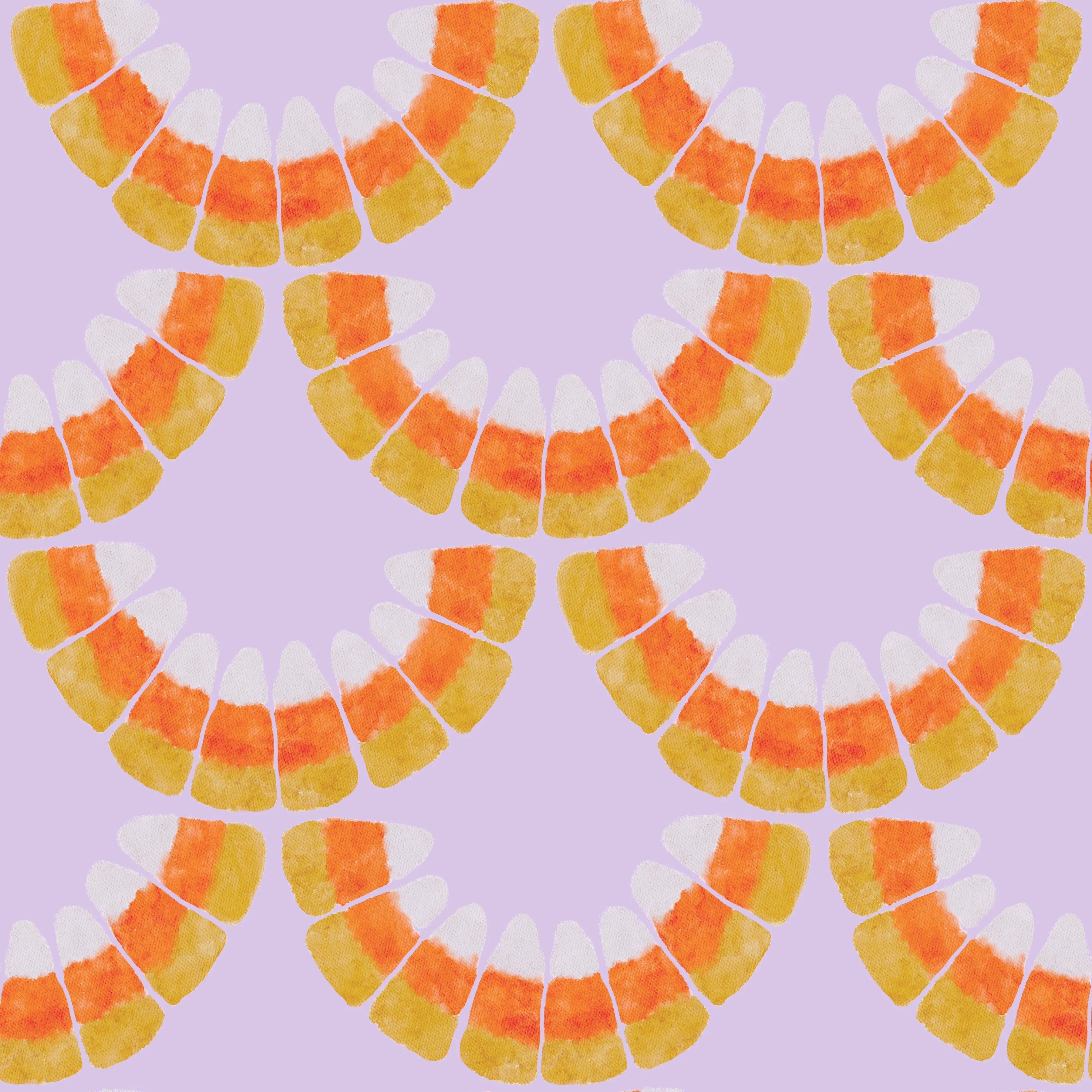 Candy corn scallop - ghosted lavender