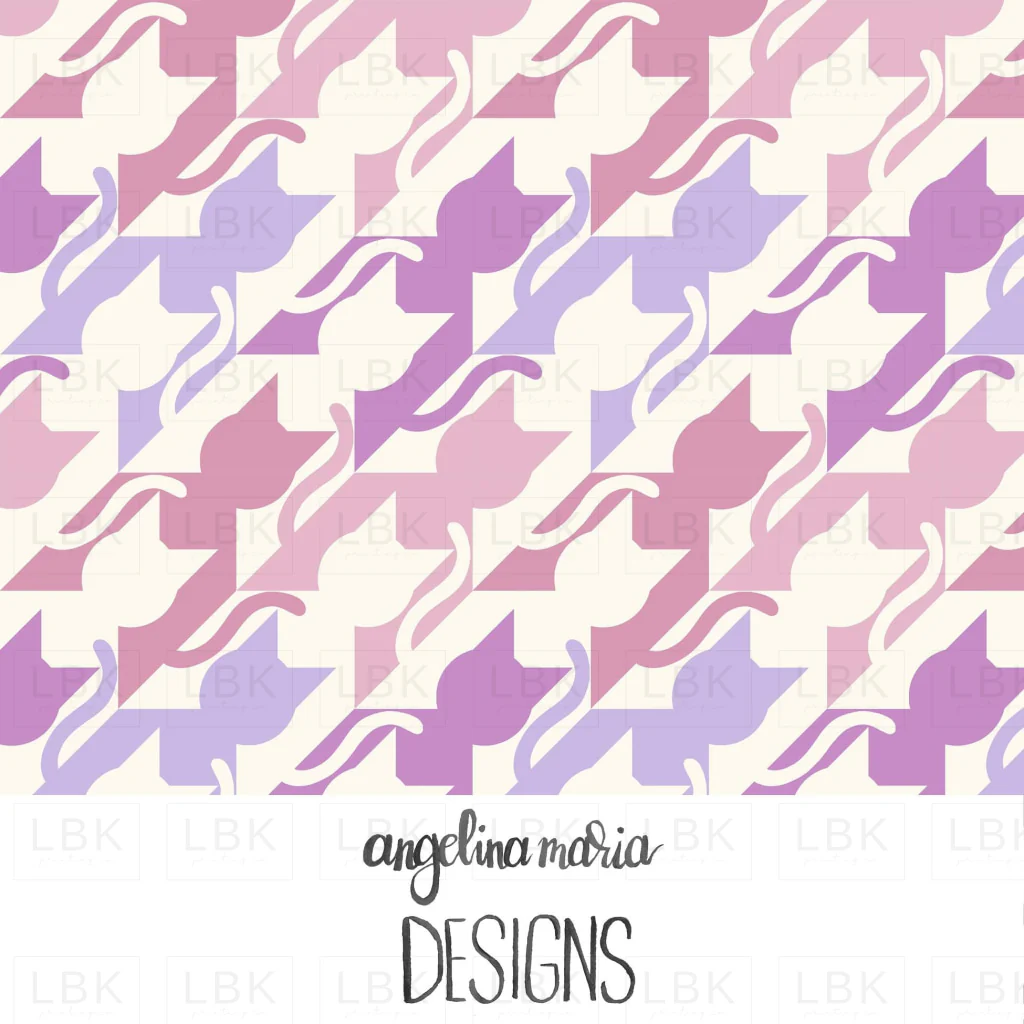 Catstooth Lavender Fields on Cream