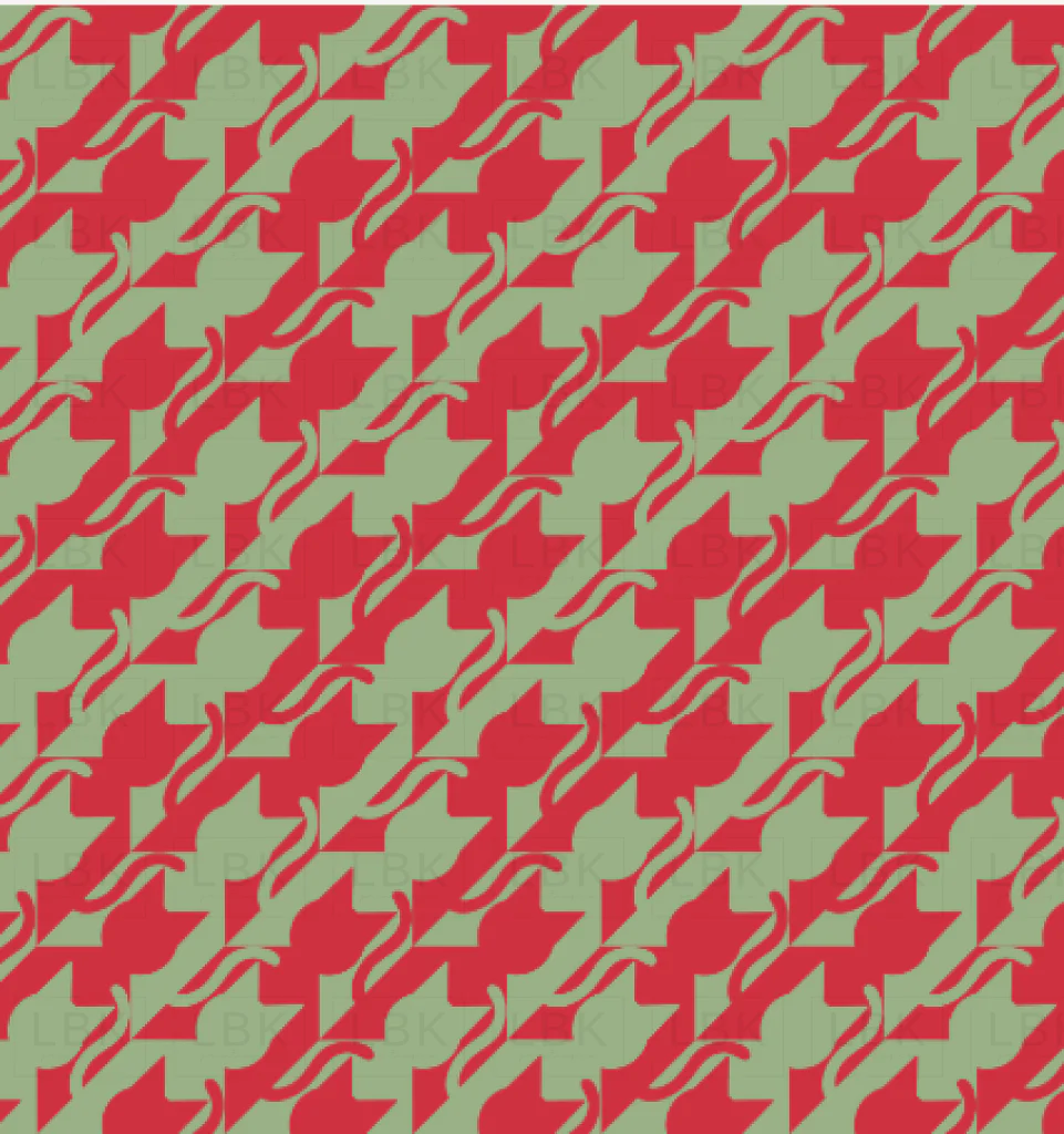 Catstooth red and green