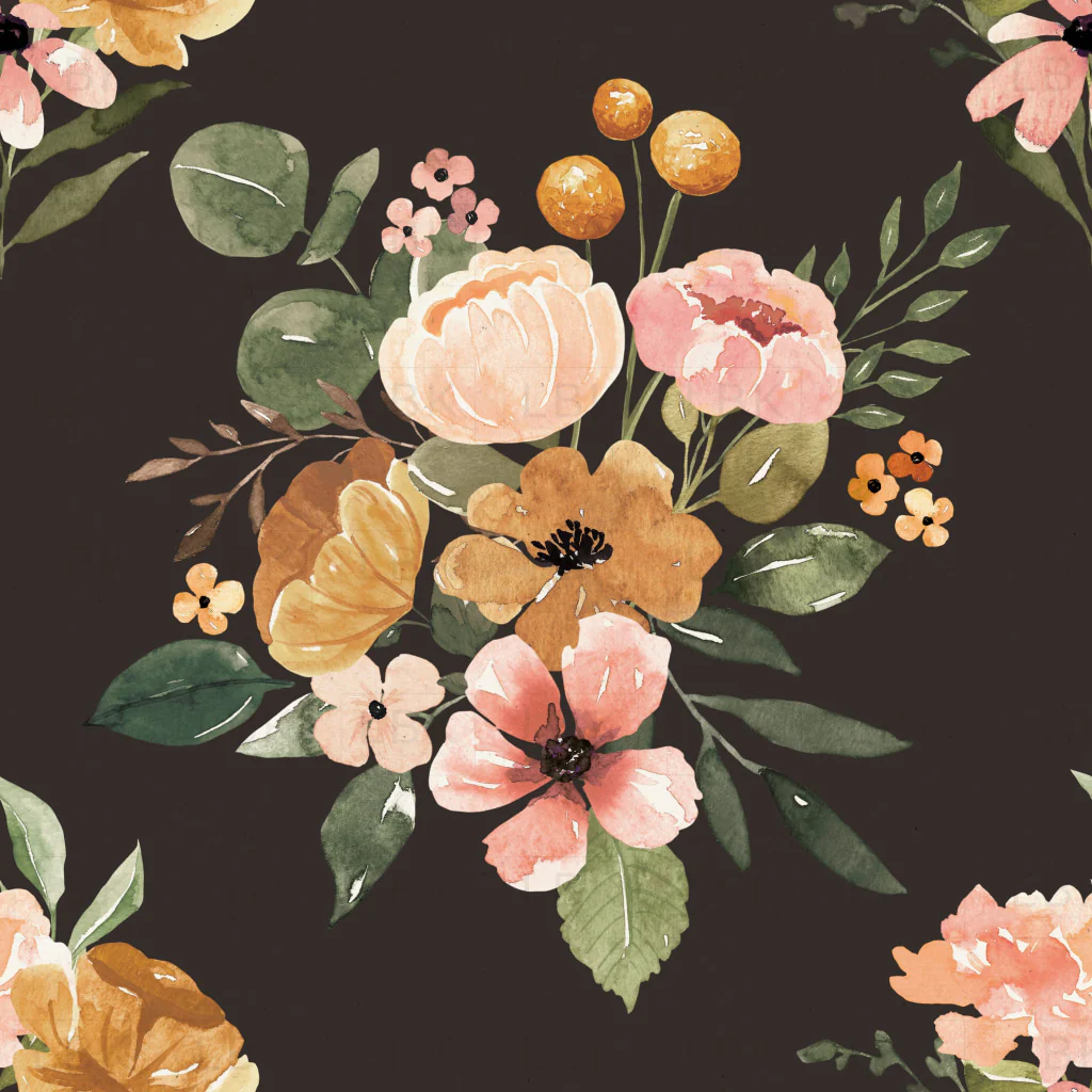 Charlotte Dark Boho Blossoms