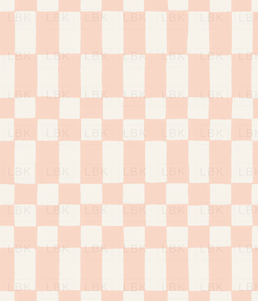 Checkerboard in Pastel Pink