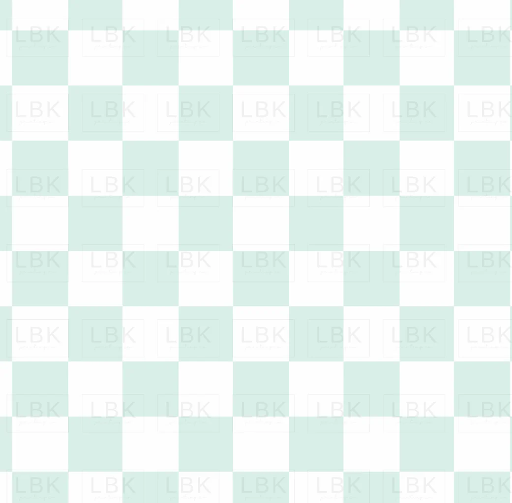 Checkered in teal