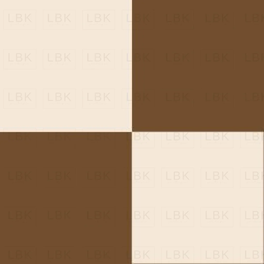 Checks in Chocolate Cream