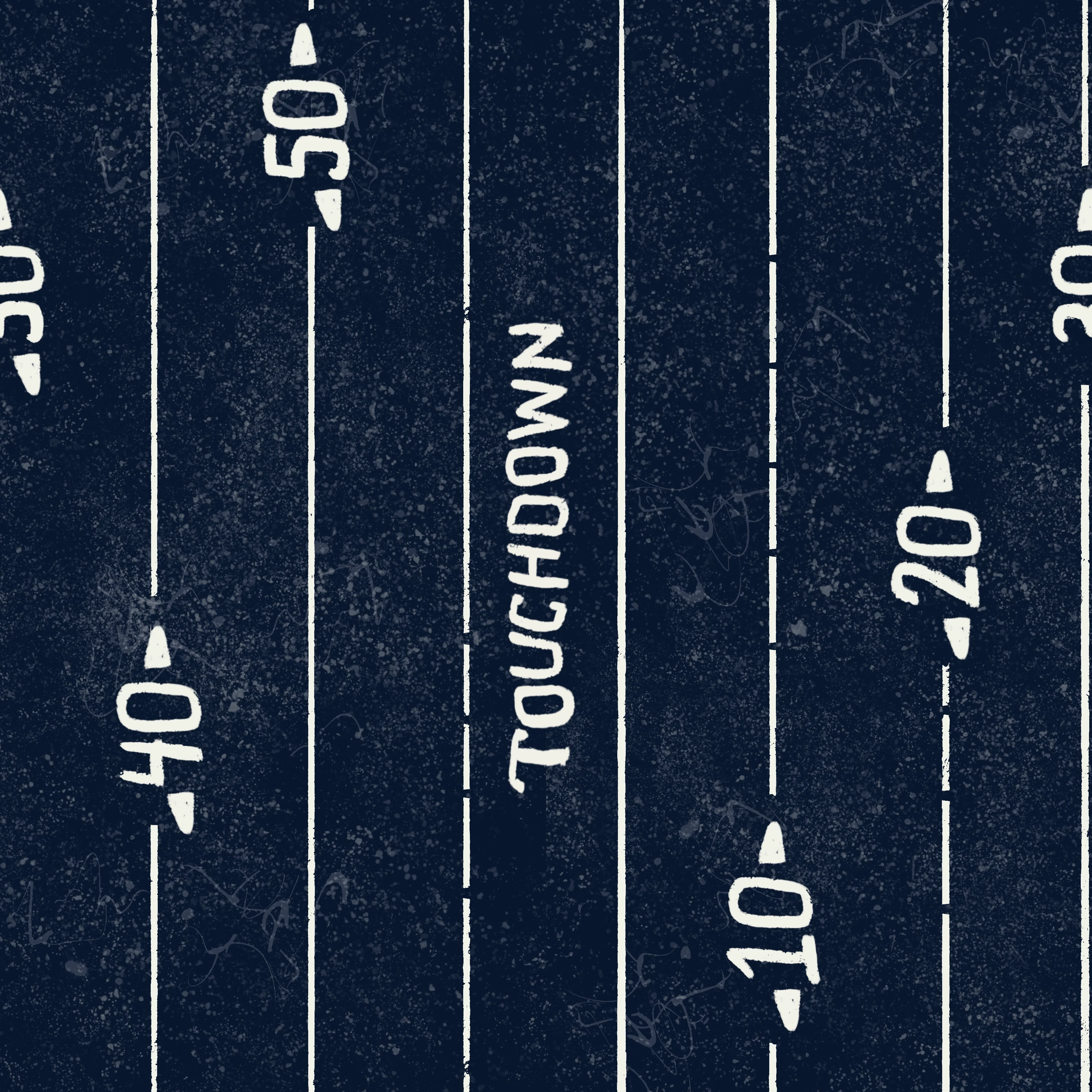 Chicago navy blue touchdown stripe