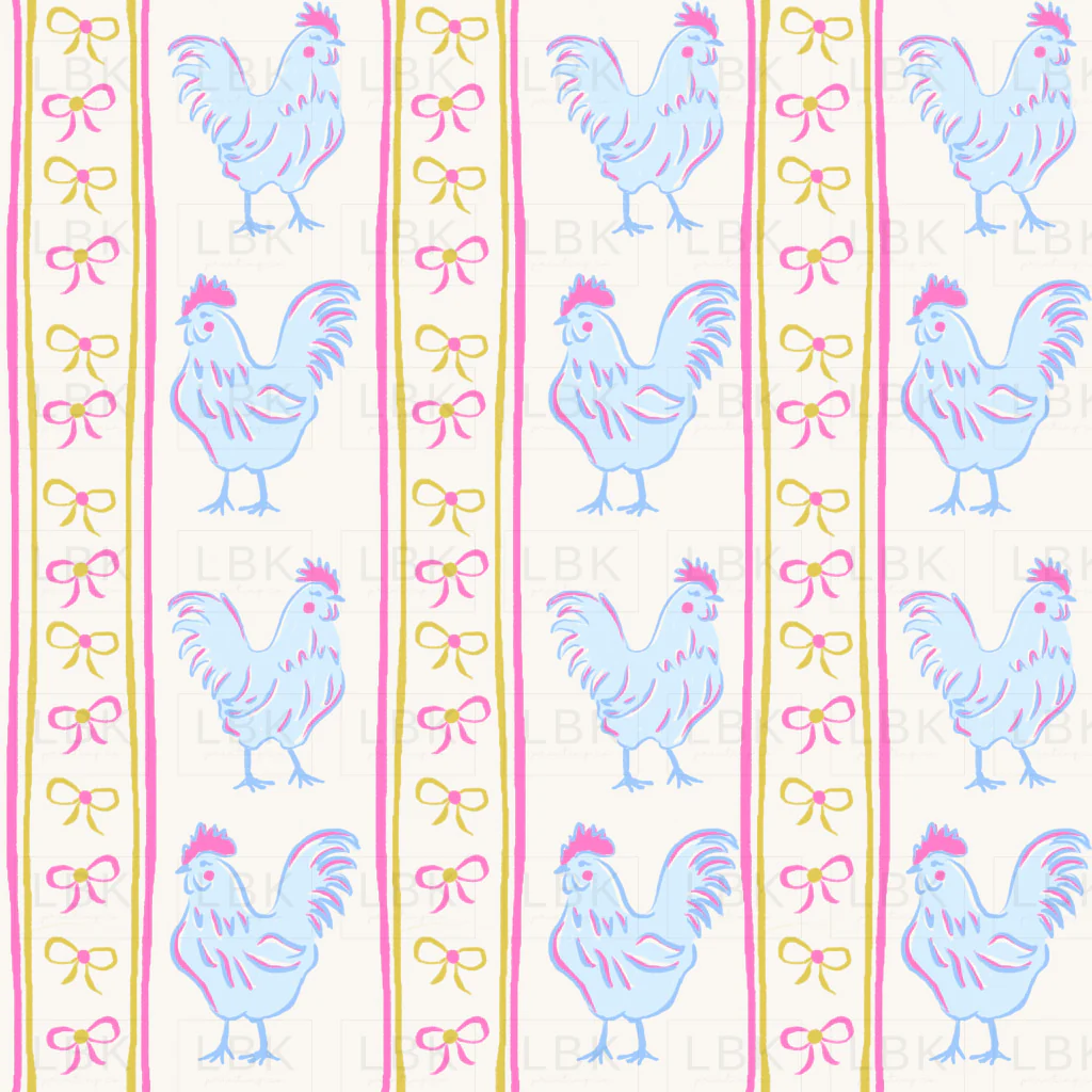 Chicken Stripes White