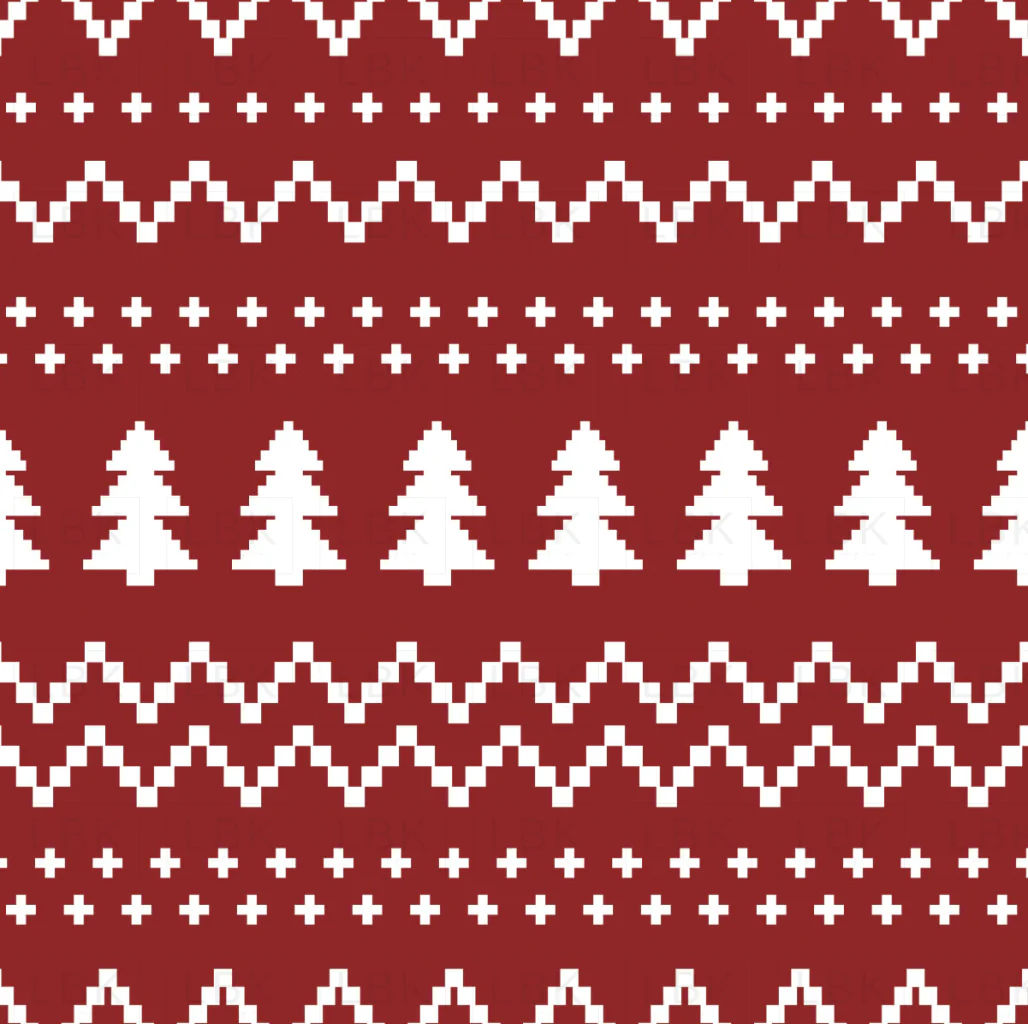 Christmas Dinos Sweater Red
