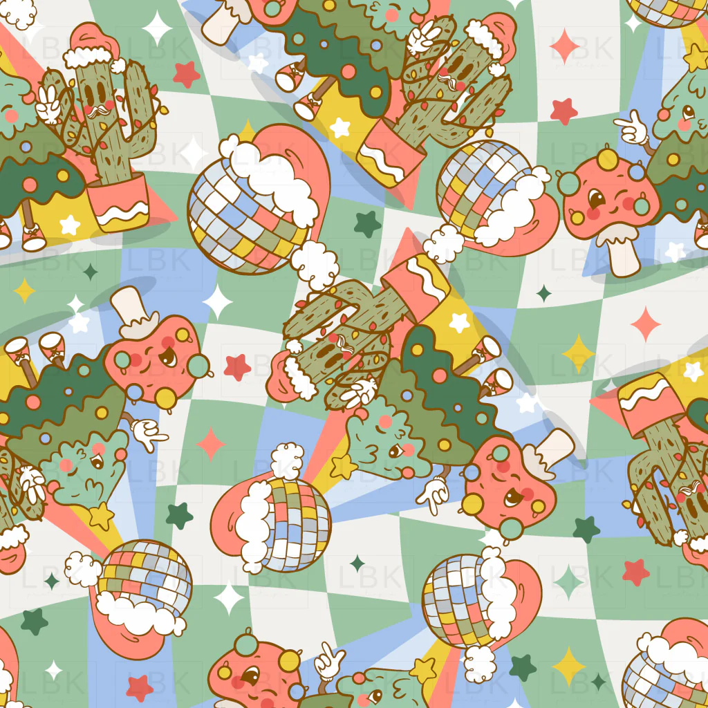 Christmas grooving pattern