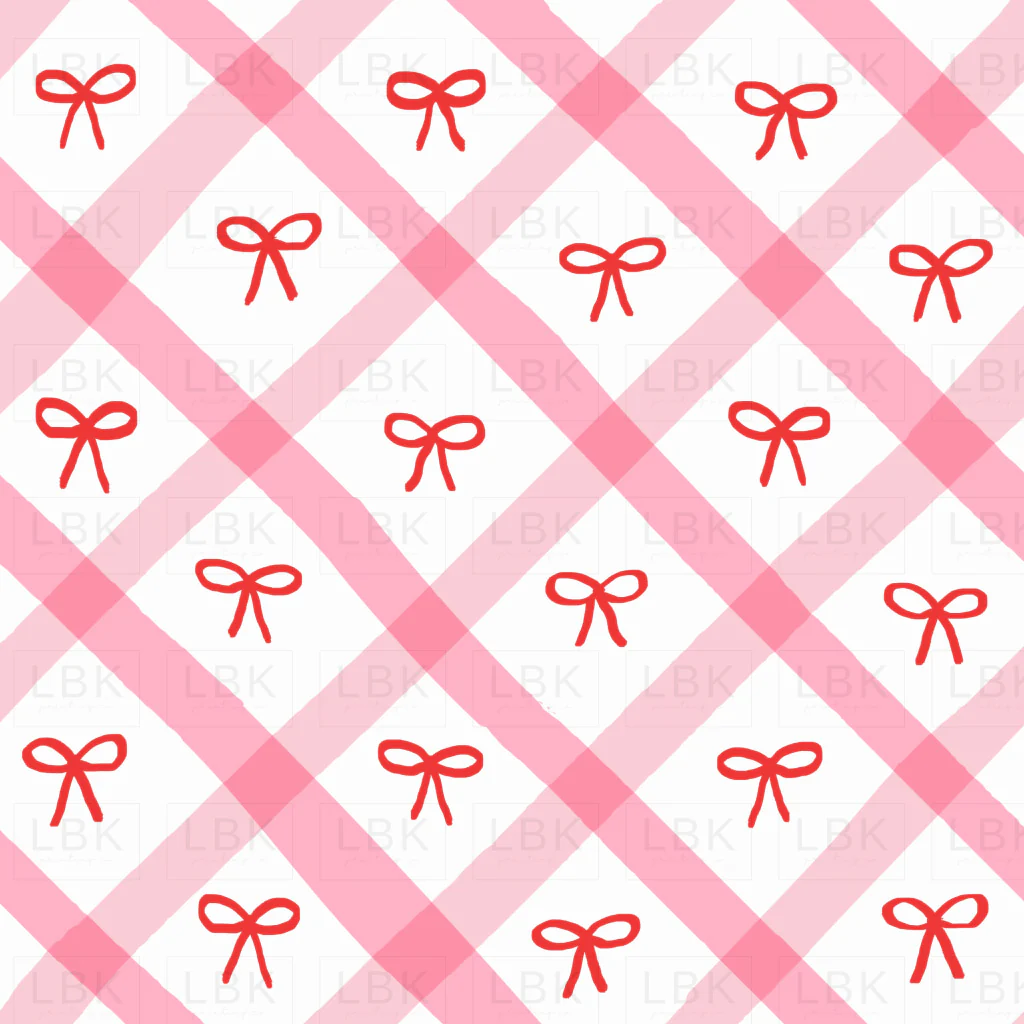 Christmas Ribbons-Checks